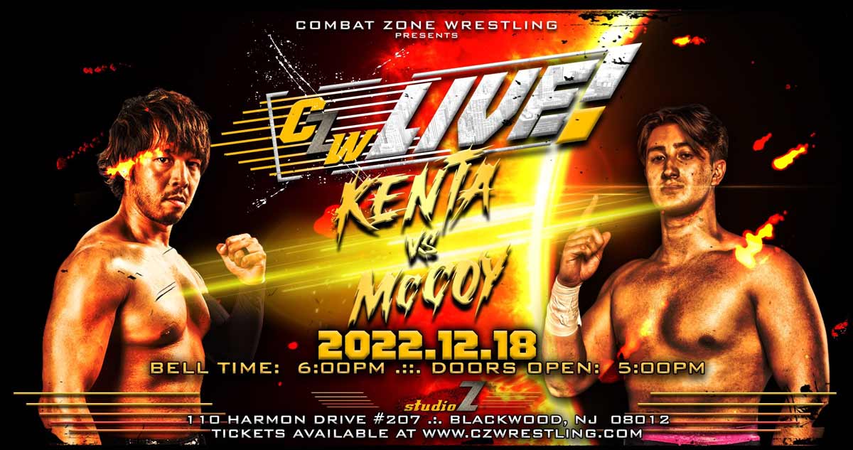 Kenta in CZW: Match graphic vs McCoy