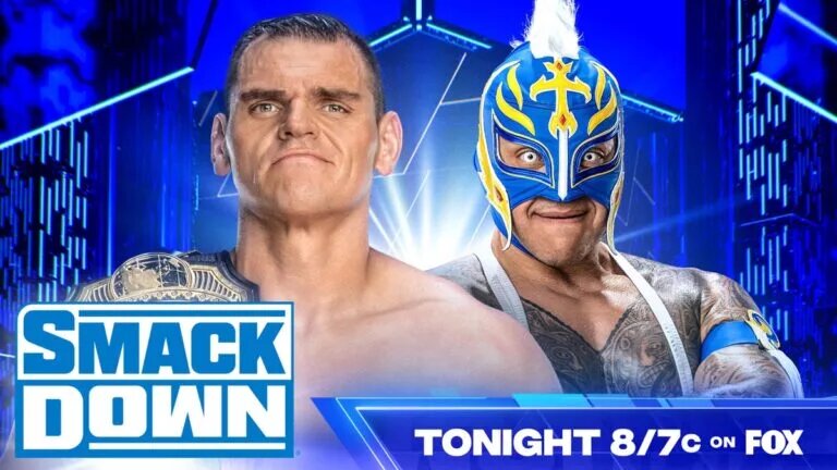 WWE SmackDown Spoilers - Gunther vs Mysterio graphic
