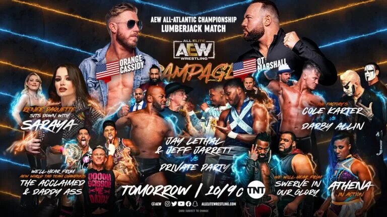 AEW Rampage Card graphic