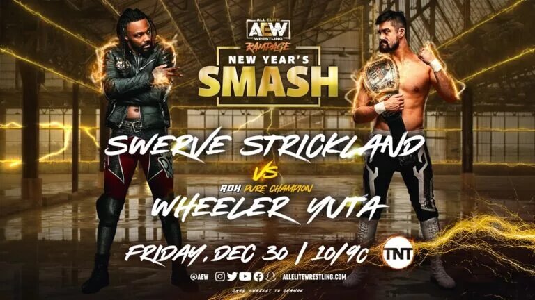 AEW Rampage Spoilers - Wheeler Yuta vs Swerve Strickland graphic