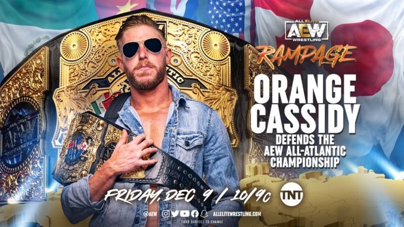 AEW Rampage card tonight and Spoilers - Orange Cassidy defense graphic