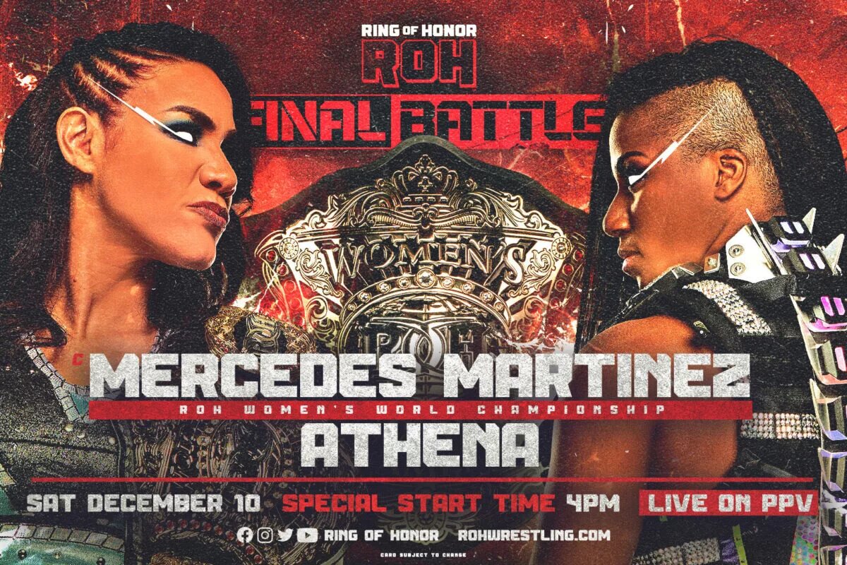 Athena Wins ROH Women's Championship