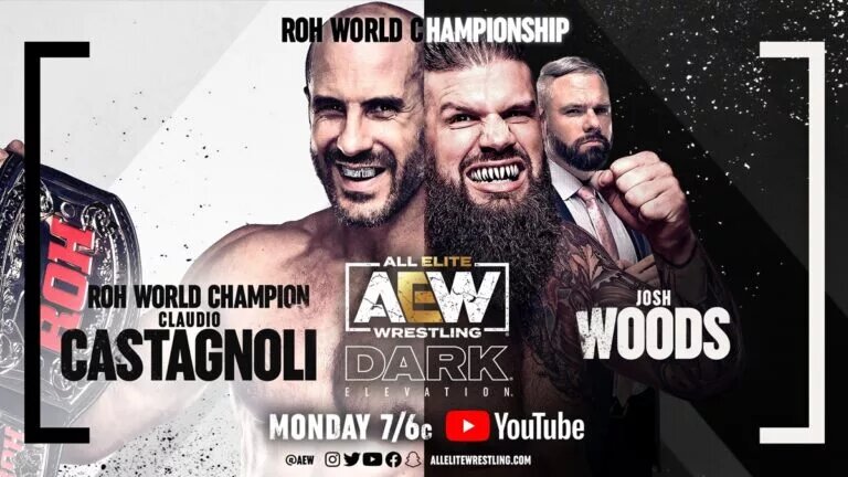 AEW Dark Elevation - Claudio Castagnoli vs Josh Woods graphic
