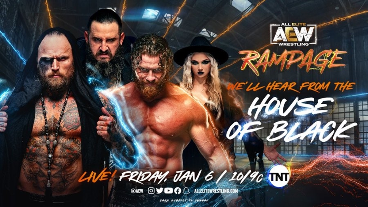 AEW Rampage Card - House of Black graphic