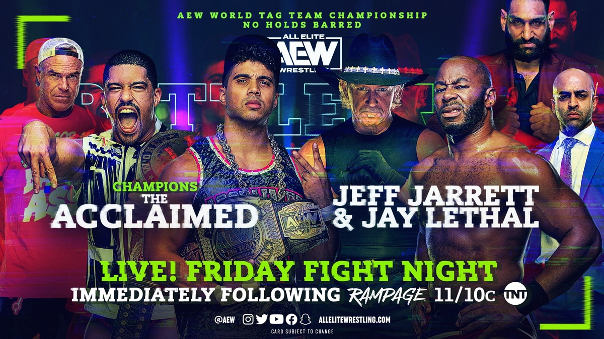 Battle of The Belts V - The Acclaimed vs Jarrett & Lethal graphic