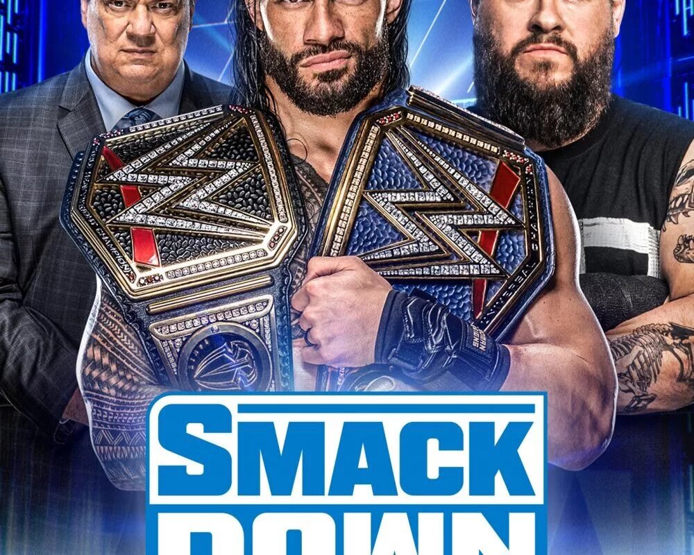 wwe smackdown tonight - roman reigns and kevin owens contract signing