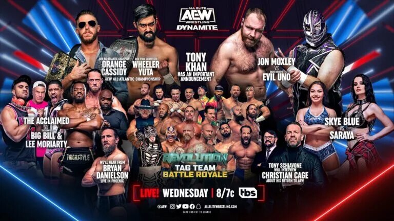 AEW Dynamite card graphic