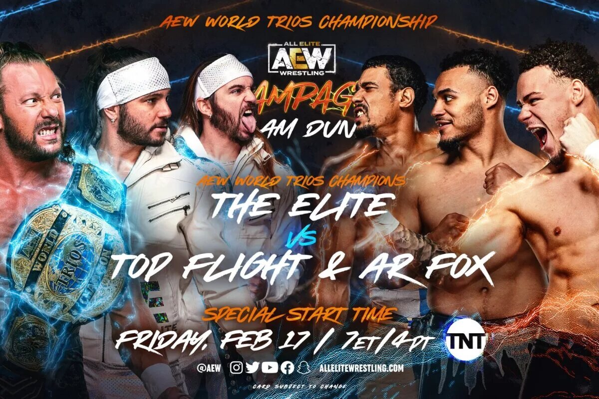 The Elite vs AR Fox and Top Flight | AEW Rampage