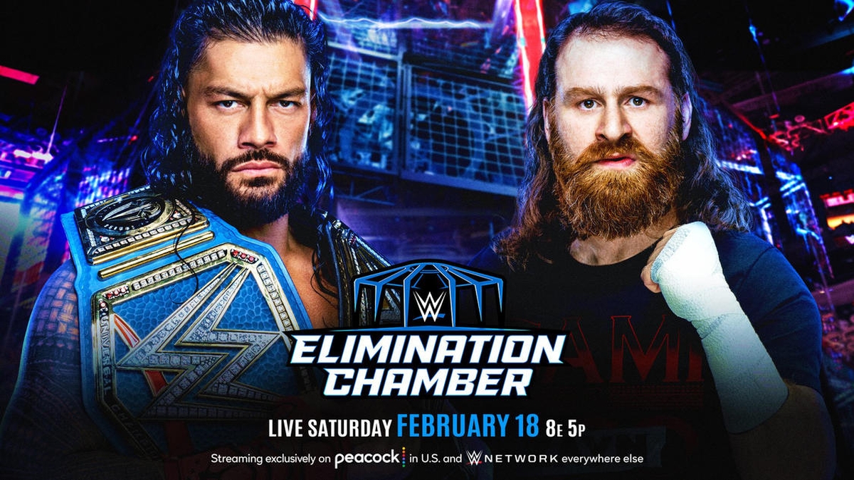 Roman Reigns vs Sami Zayn at Elimination Chamber