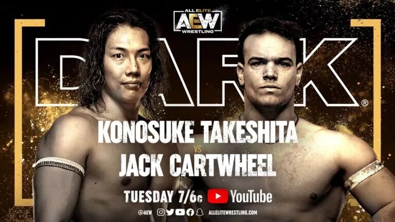 AEW Dark Card - Jack Cartwheel debut graphic
