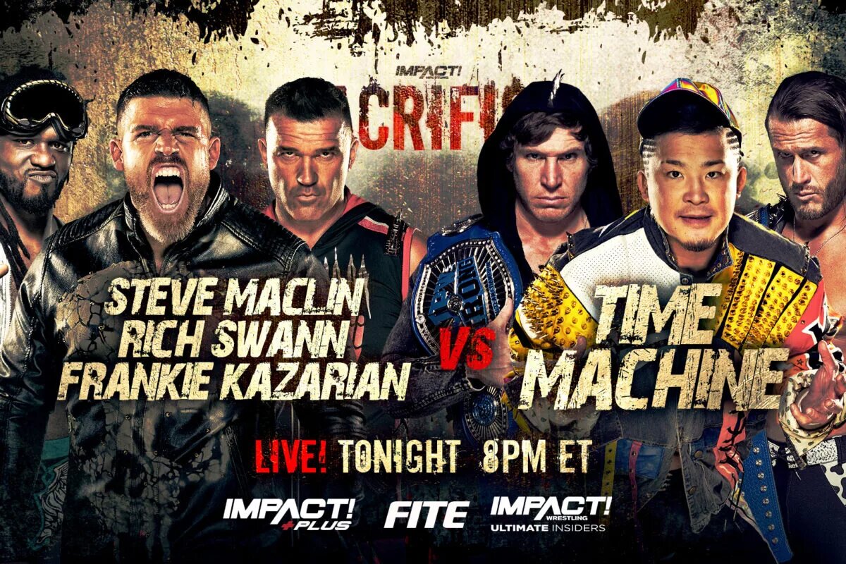 Sacrifice 2023 Results: Main Event Graphic