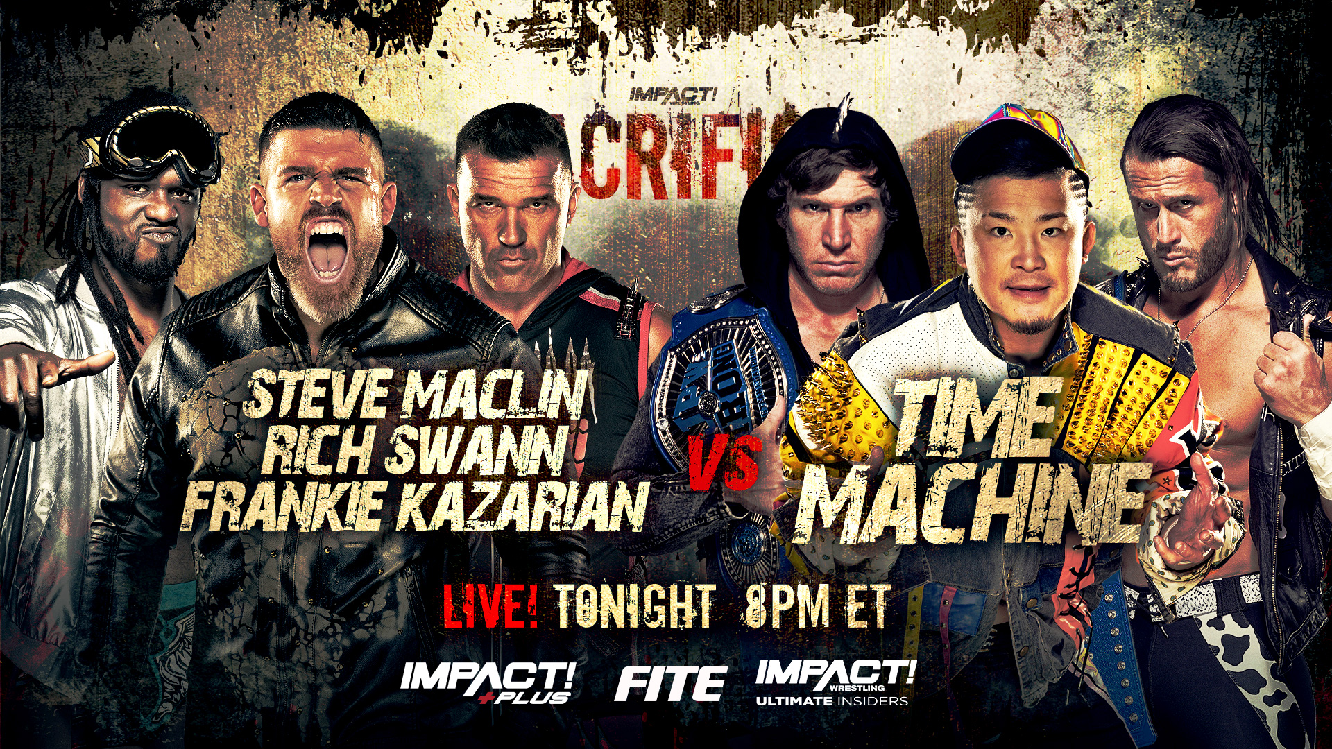 Sacrifice 2023 Results: Main Event Graphic