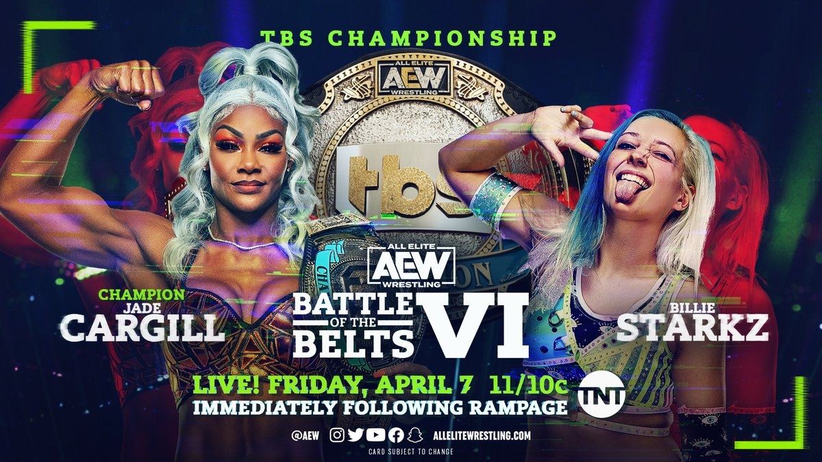 Jade Cargill vs Billie Starkz AEW Battle of the Belts VI