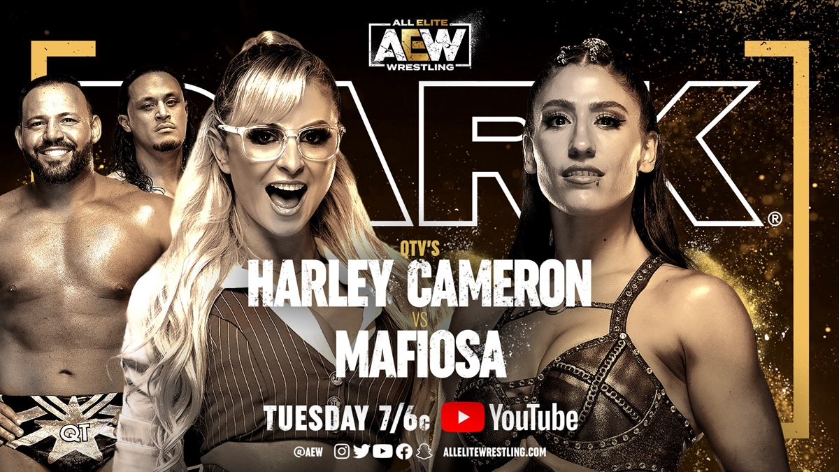 AEW Dark - Harley Cameron vs Mafiosa match graphic