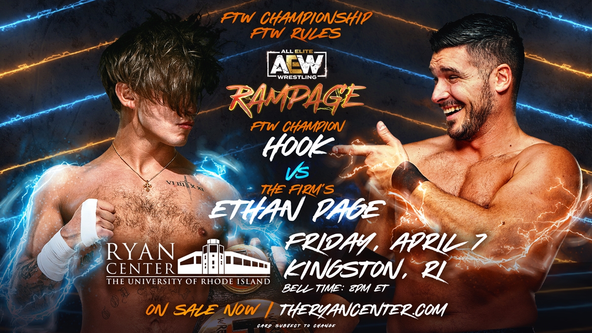 AEW Rampage card - HOOK vs Ethan Page