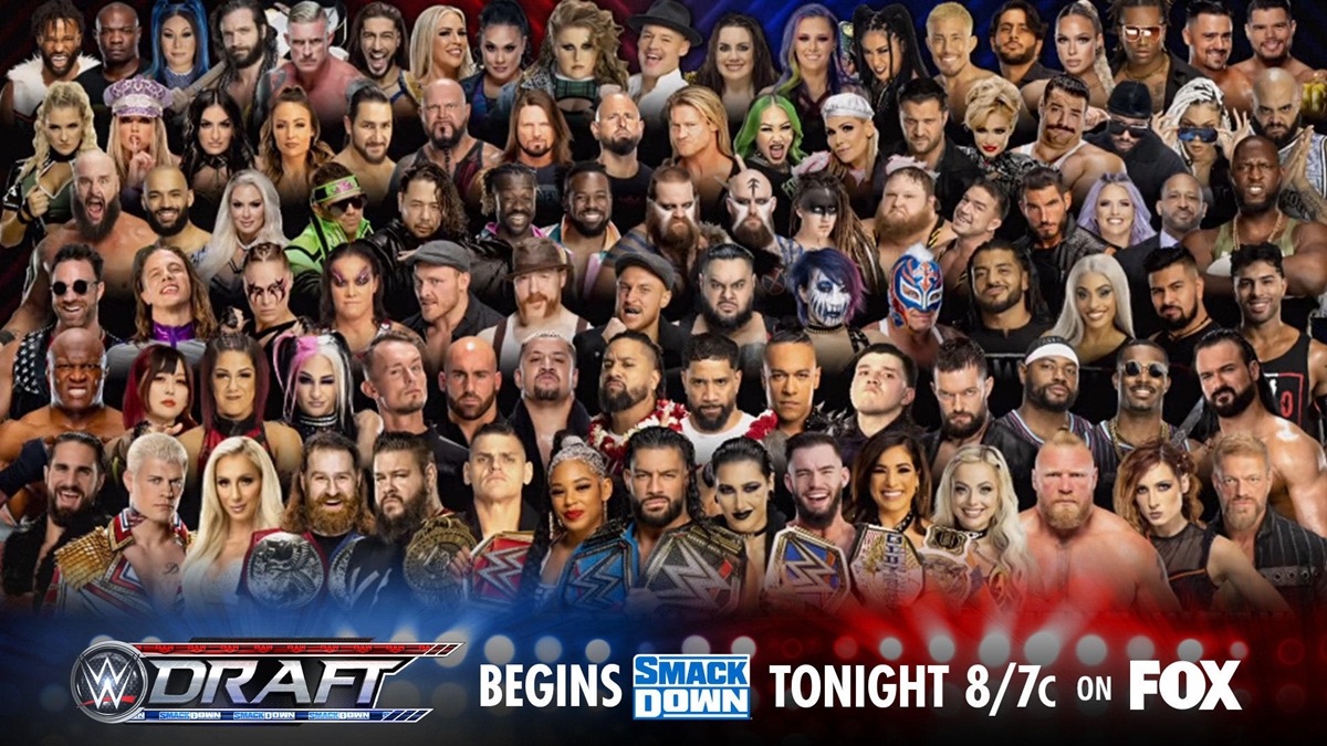 WWE Raw Tonight - WWE Draft graphic
