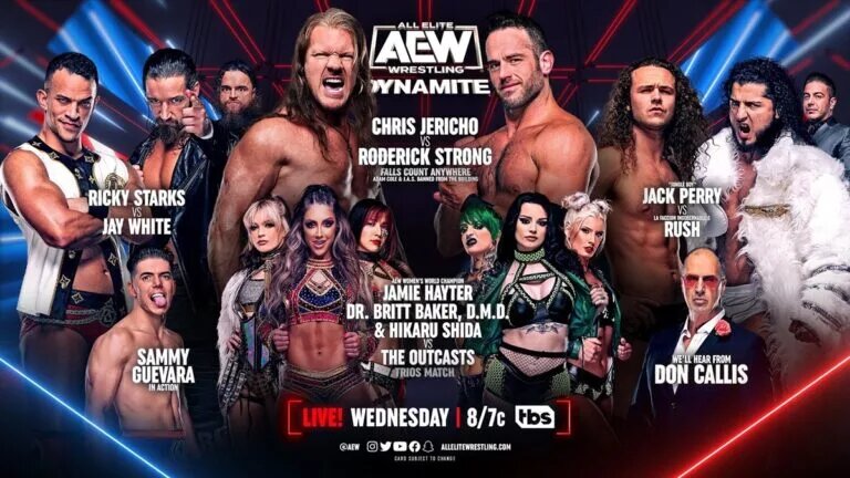 AEW Dynamite card graphic