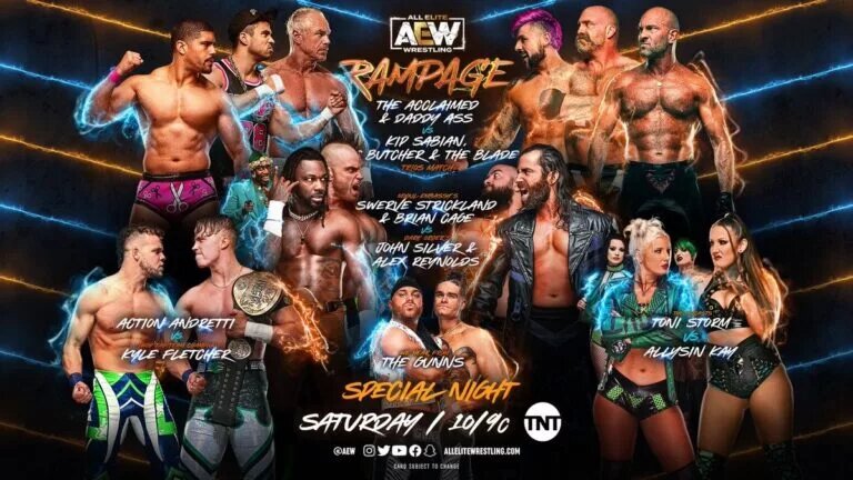 AEW Rampage card graphic