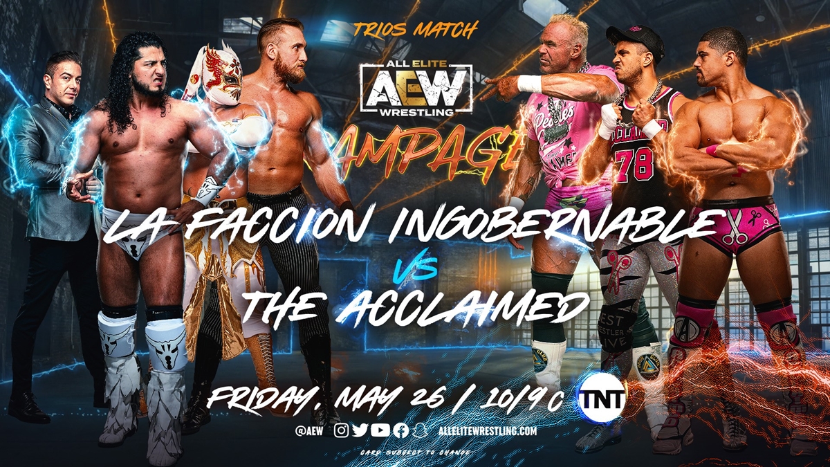 AEW Rampage Spoilers - LFI vs Acclaimed graphic