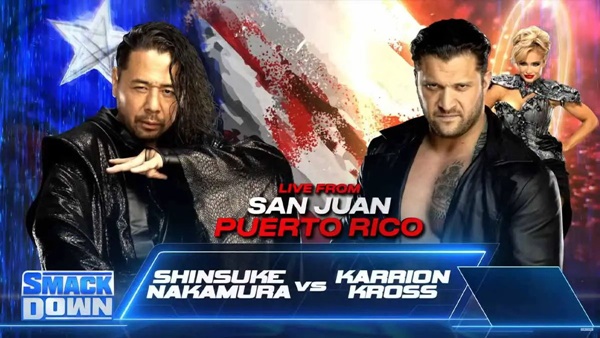 Shinsuke Nakamura takes on Karrion Kross in his final SmackDown appearance