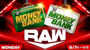 WWE Raw Tonight - Money in The Bank qualifiers graphic