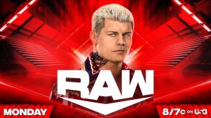 WWE Raw Tonight - Cody Rhodes graphic
