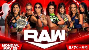 WWE Raw Tonight - Women's Tag Title match graphic