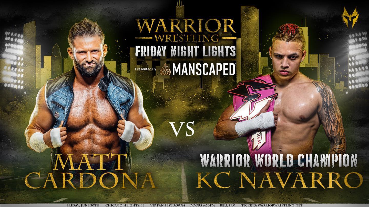 Warrior Wrestling 30: Cardona vs. Navarro Graphic