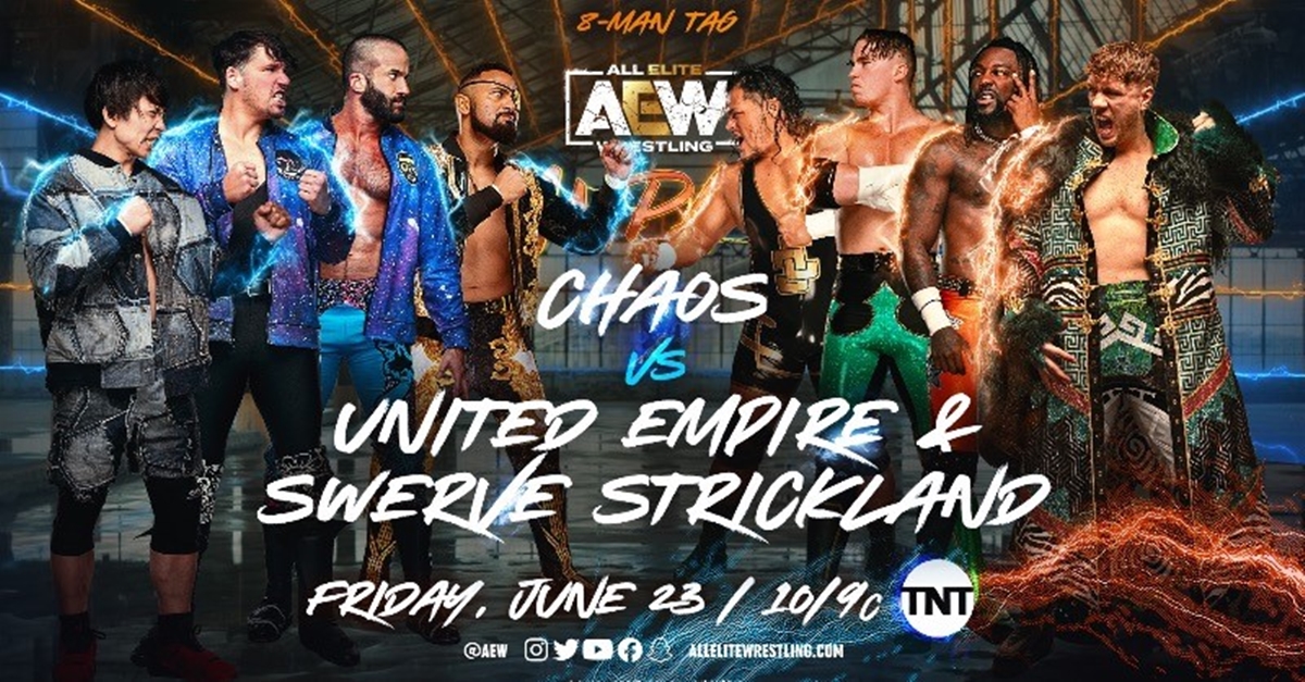 AEW Rampage Spoilers - CHAOS vs United Empire graphic