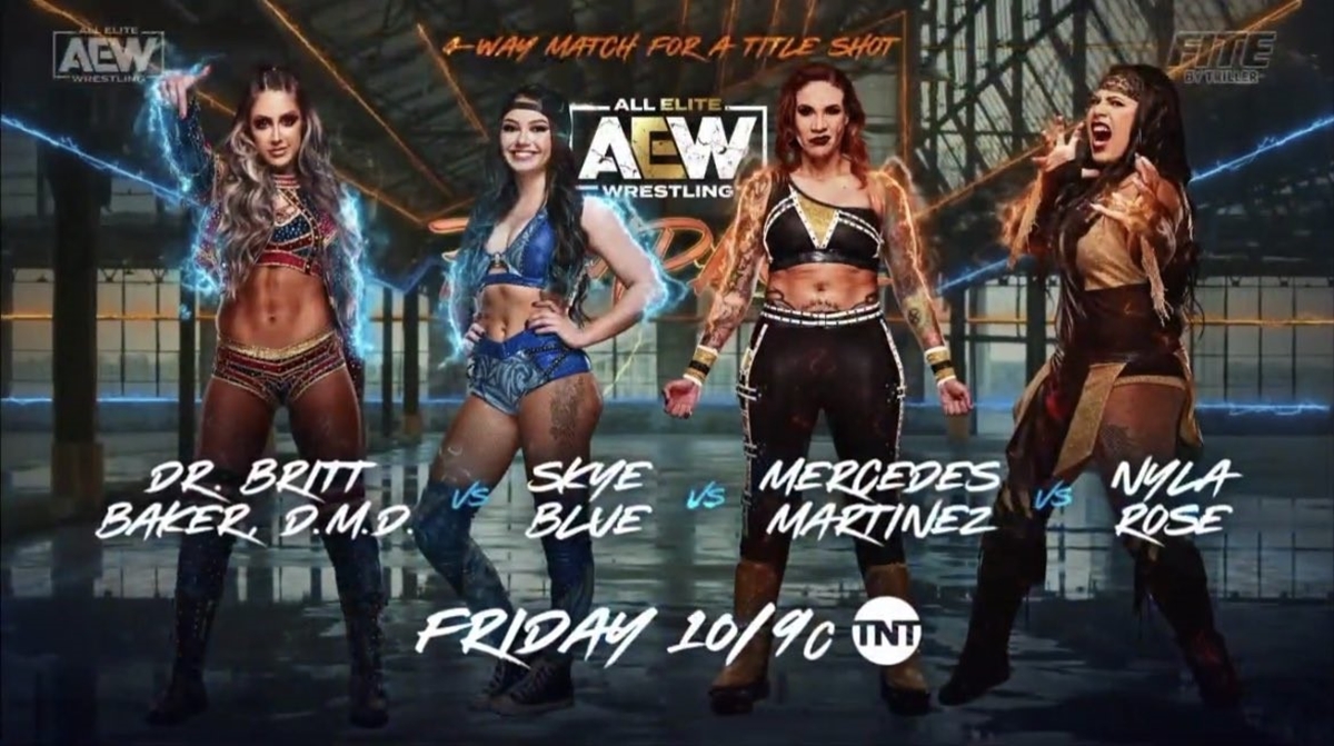 AEW Rampage Preview: 4 way graphic