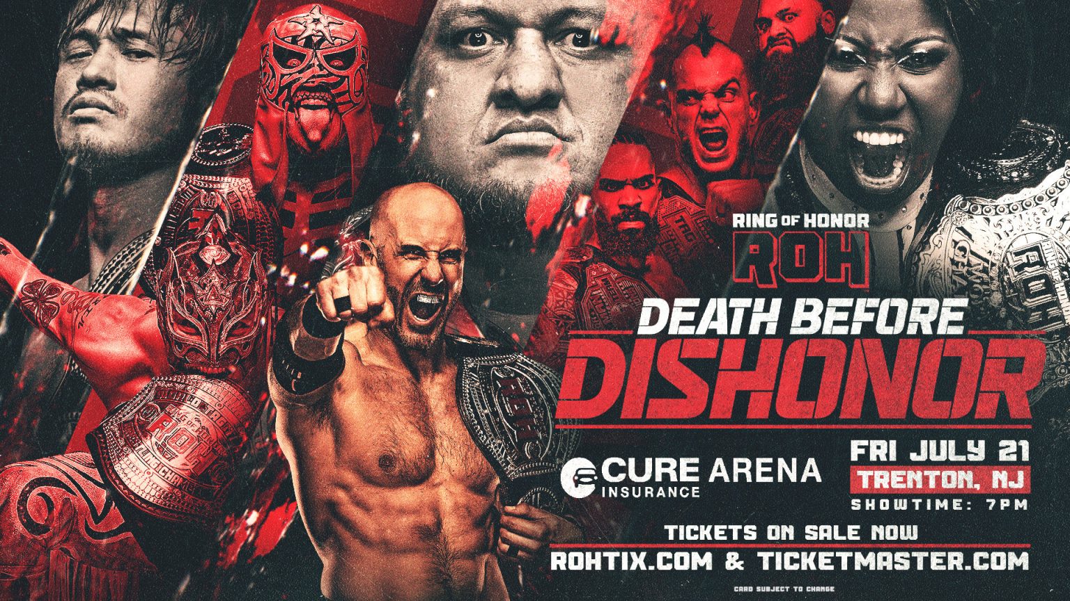 ROH Death Before Honor Dishonor 2023 Full Card and Preview