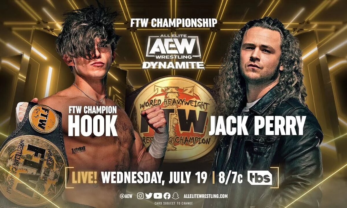 Jack Perry vs Hook graphic