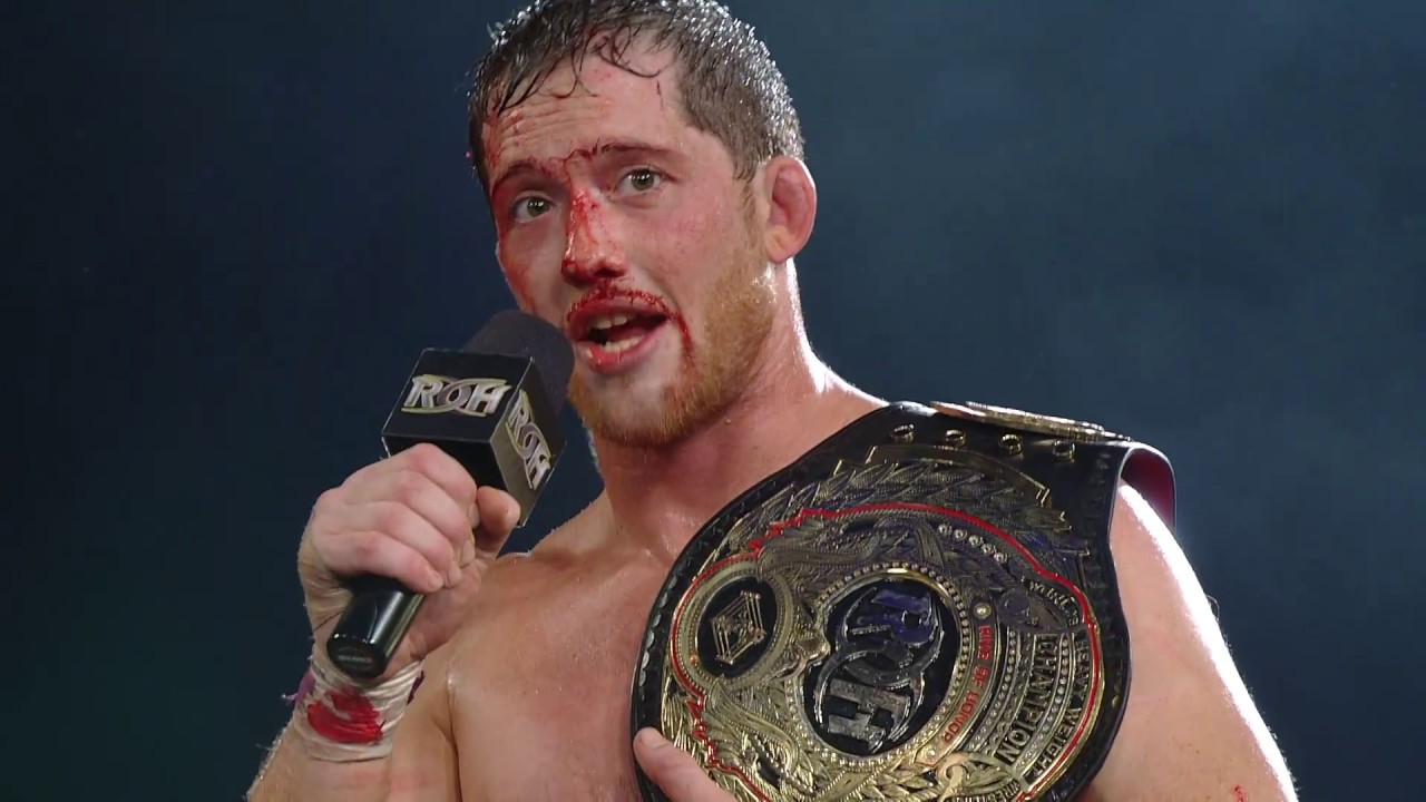 A photo of Kyle O'Reilly as ROH World Champion.