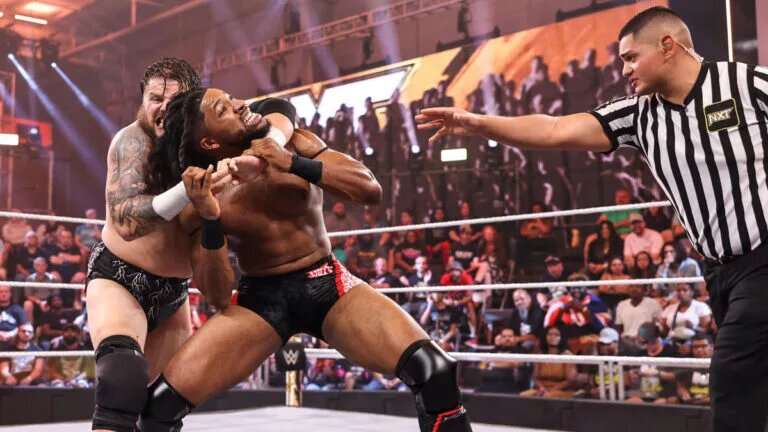 Trick Williams on an episode of WWE NXT.