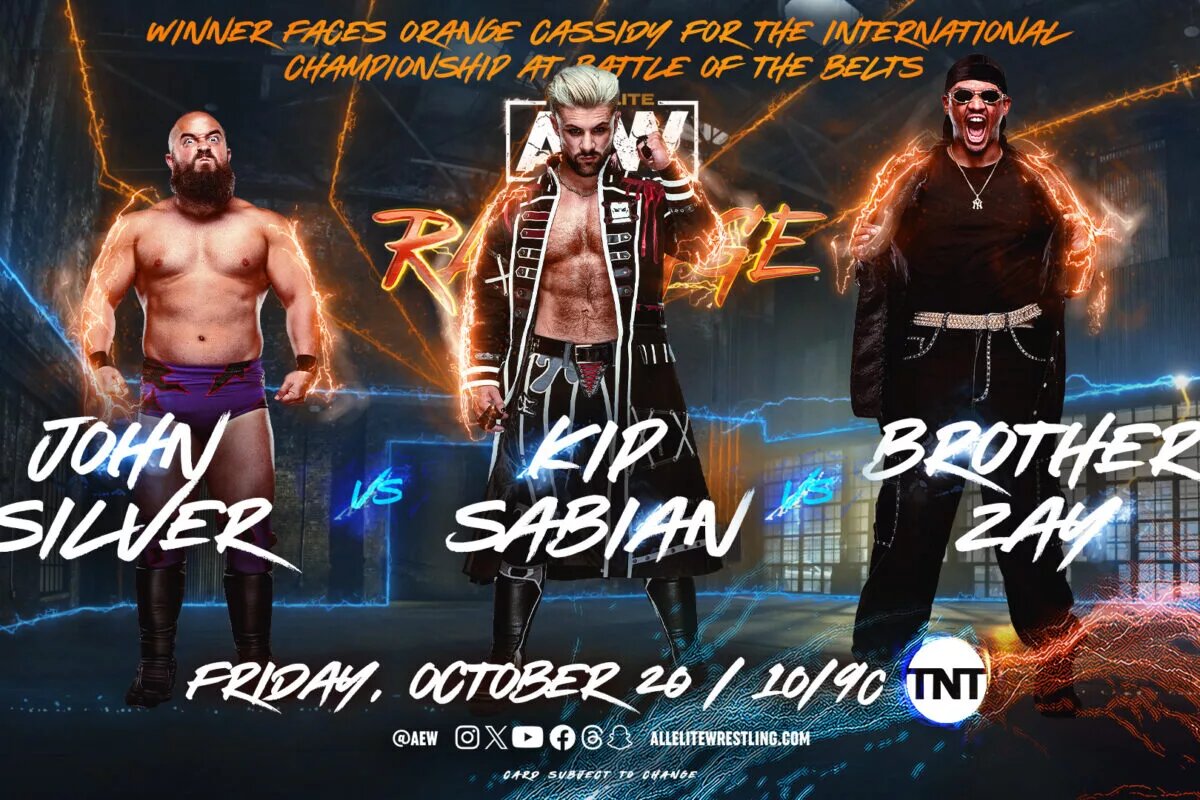 AEW Rampage match graphic.