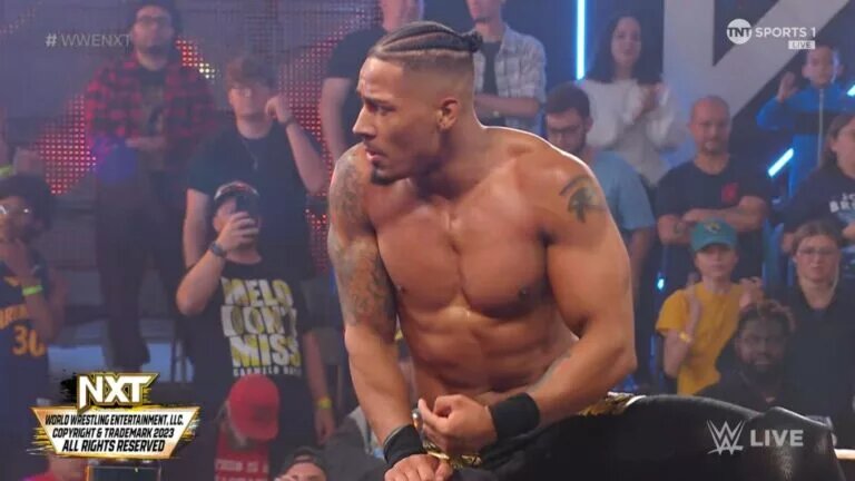 Carmelo Hayes on WWE NXT.