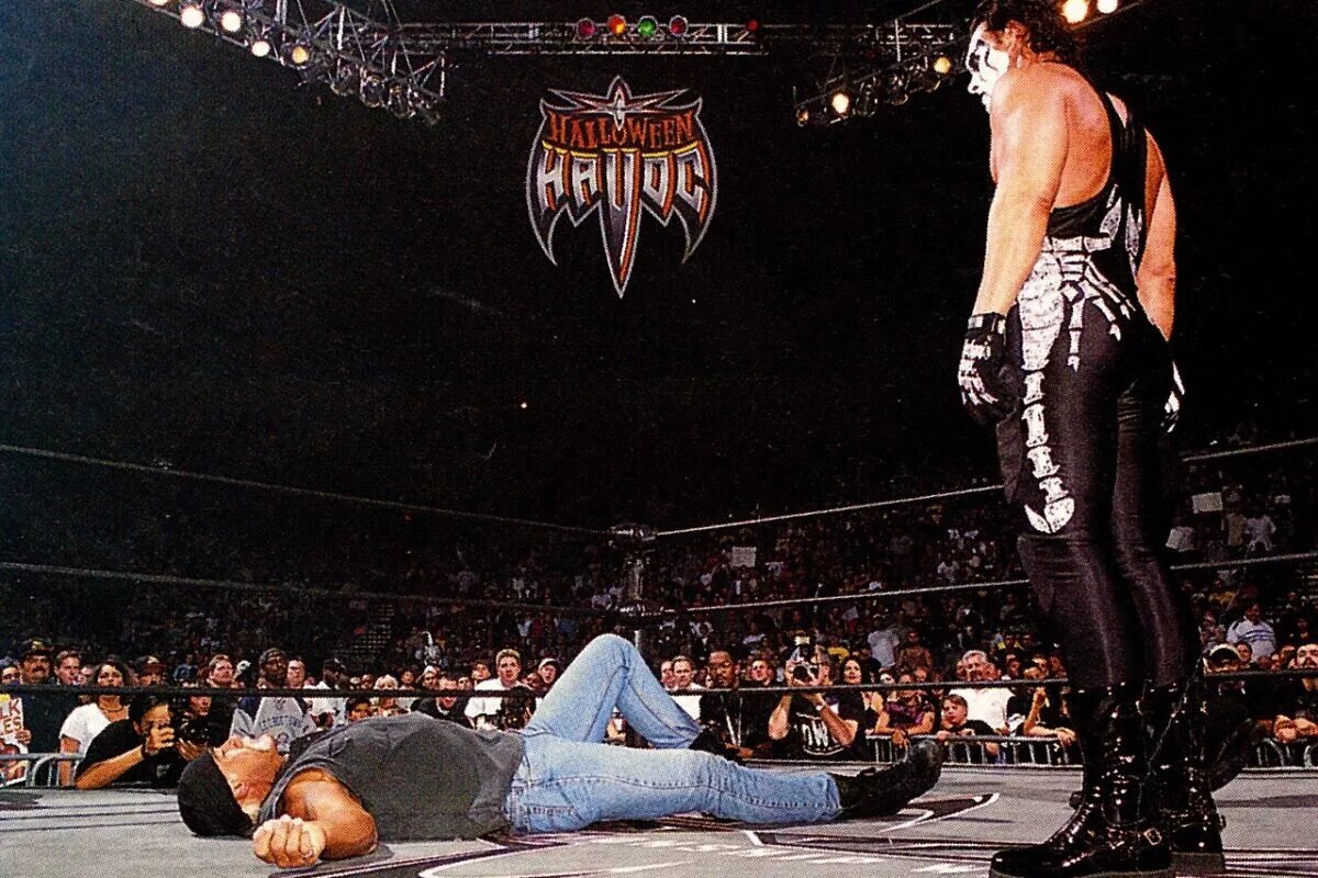 A photo from WCW Halloween Havoc '99.