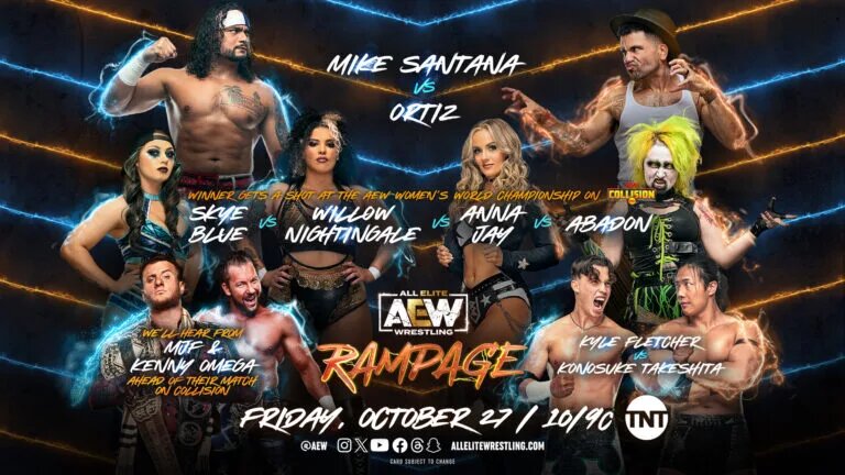 AEW Rampage match graphic.
