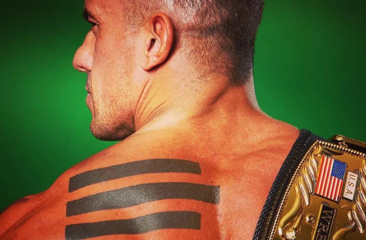 A photo of NWA Worlds Heavyweight Champion EC3.