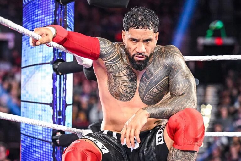 A photo Jey Uso in WWE ahead of WWE Survivor Series 2023.