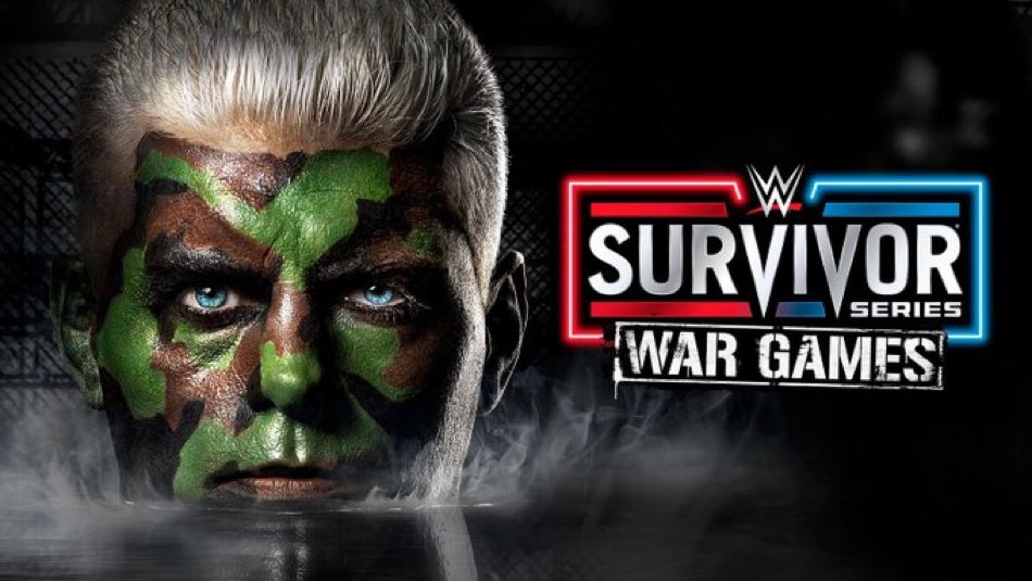 WWE Survivor Series: WarGames graphic featuring Cody Rhodes.