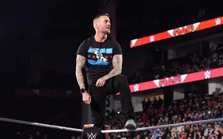 CM Punk on WWE Raw.