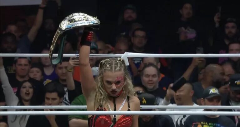 AEW TBS Champion Julia Hart.