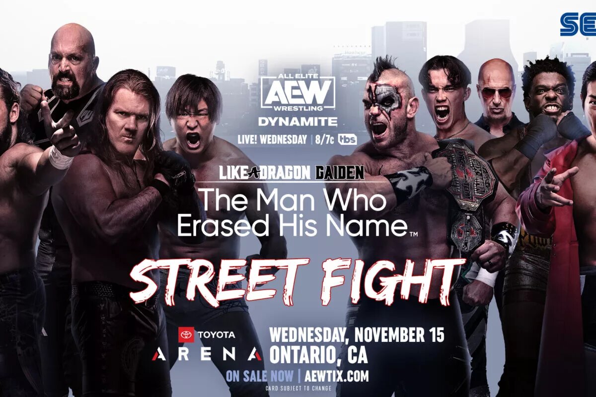 AEW Dynamite Street Fight Match Graphic