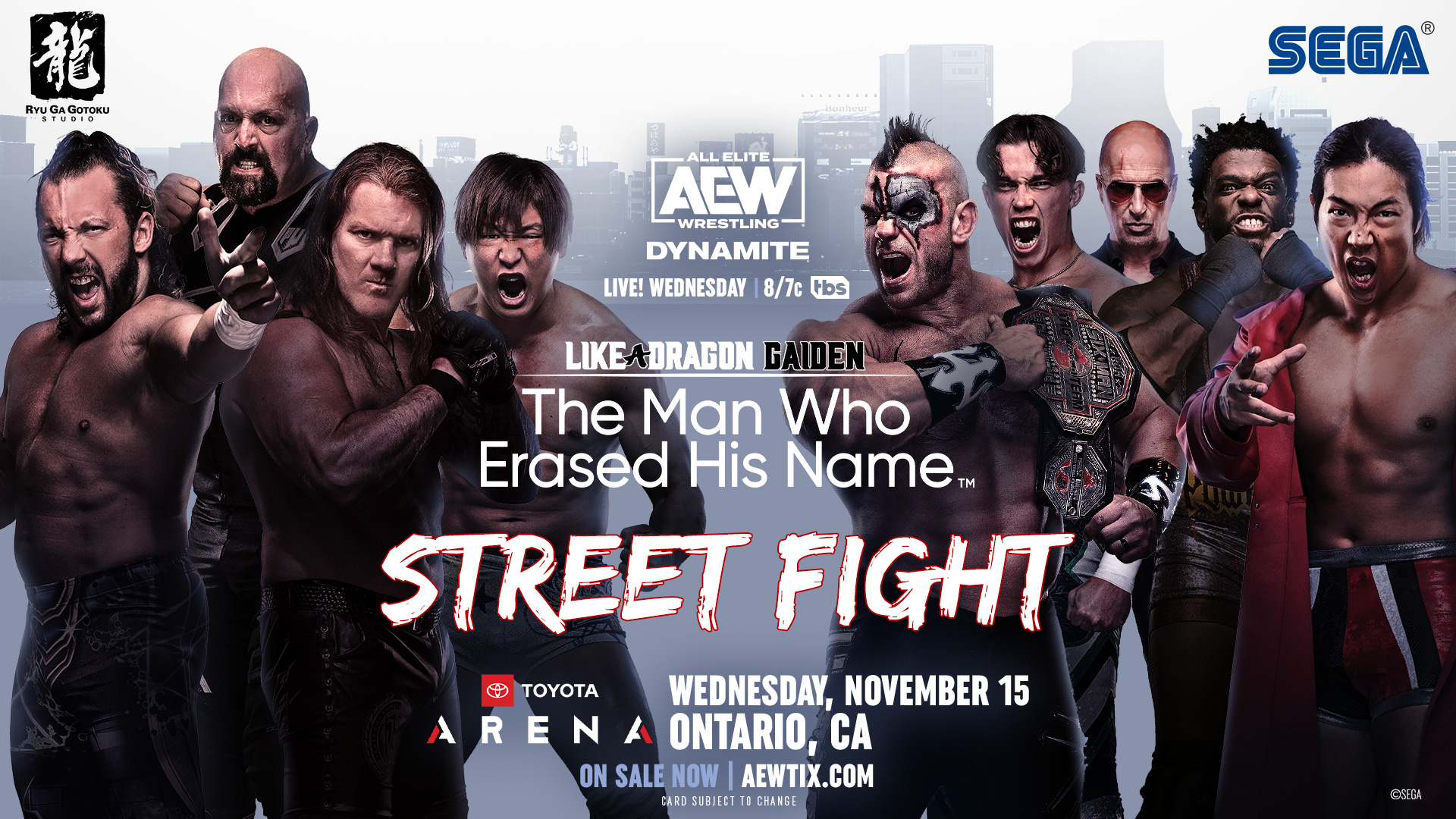AEW Dynamite Street Fight Match Graphic
