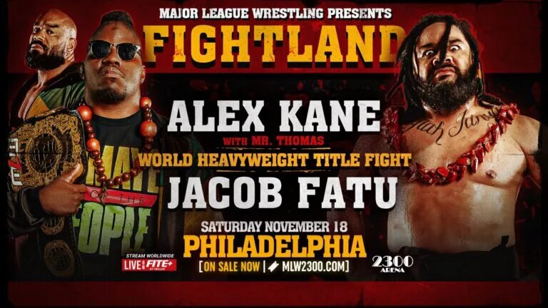 MLW Fightland 2023 promotional poster.