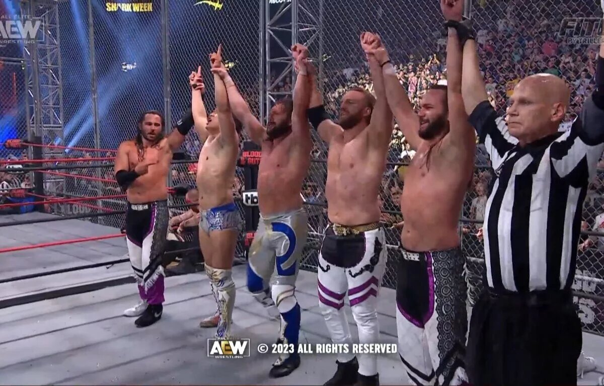 A photo of The Elite in AEW.