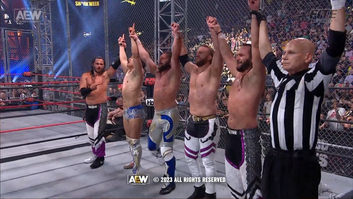 A photo of The Elite in AEW.