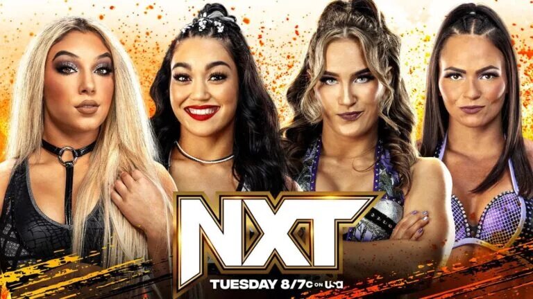 WWE NXT match graphic promoting the Iron Survivor qualifiers.