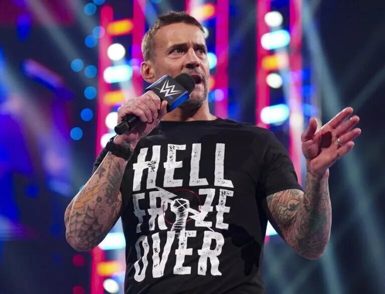 CM Punk on WWE SmackDown.